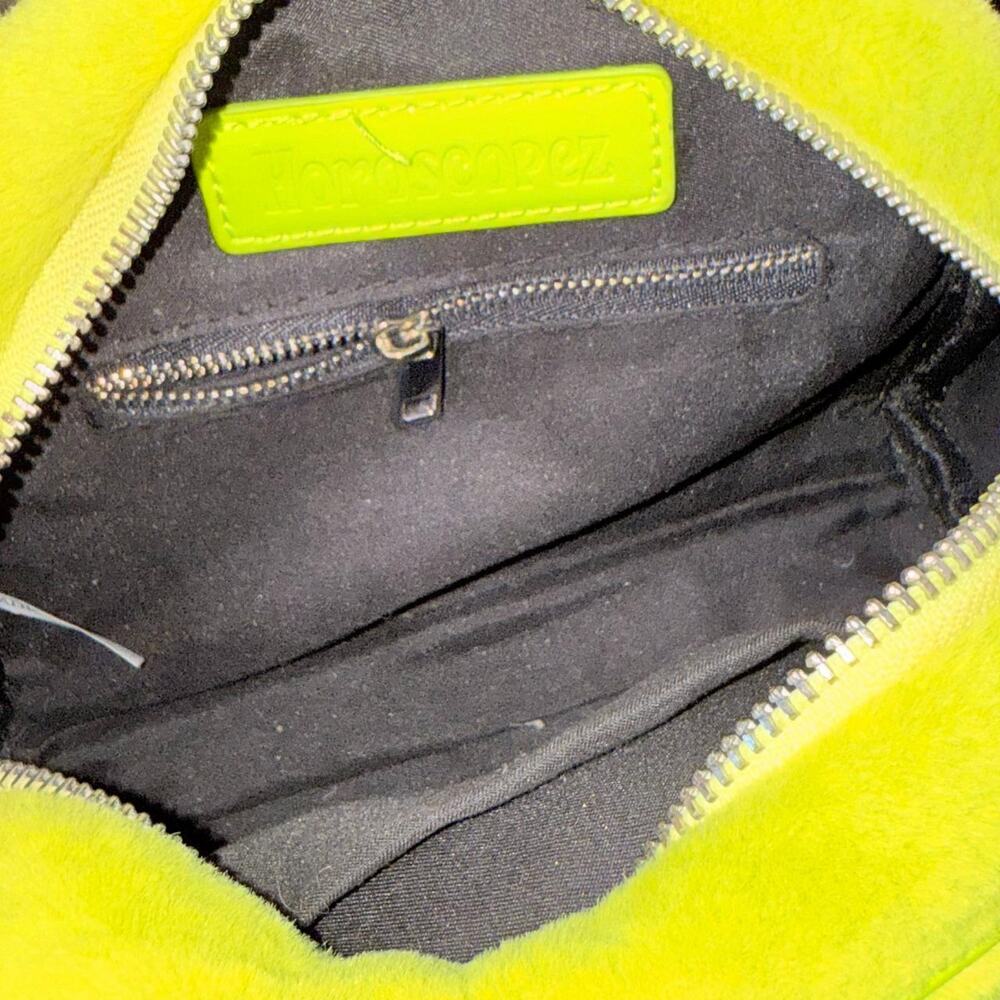 Neon Lime 'Rich B*tch' Crossbody Bag - Picture 5 of 5